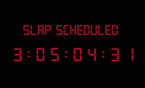 slap bet countdown|Slap Bet Countdown .